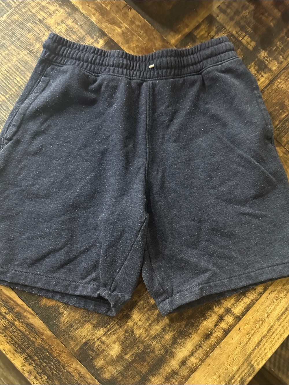 Boy’s XL Navy Casual Elastic-Waist Shorts